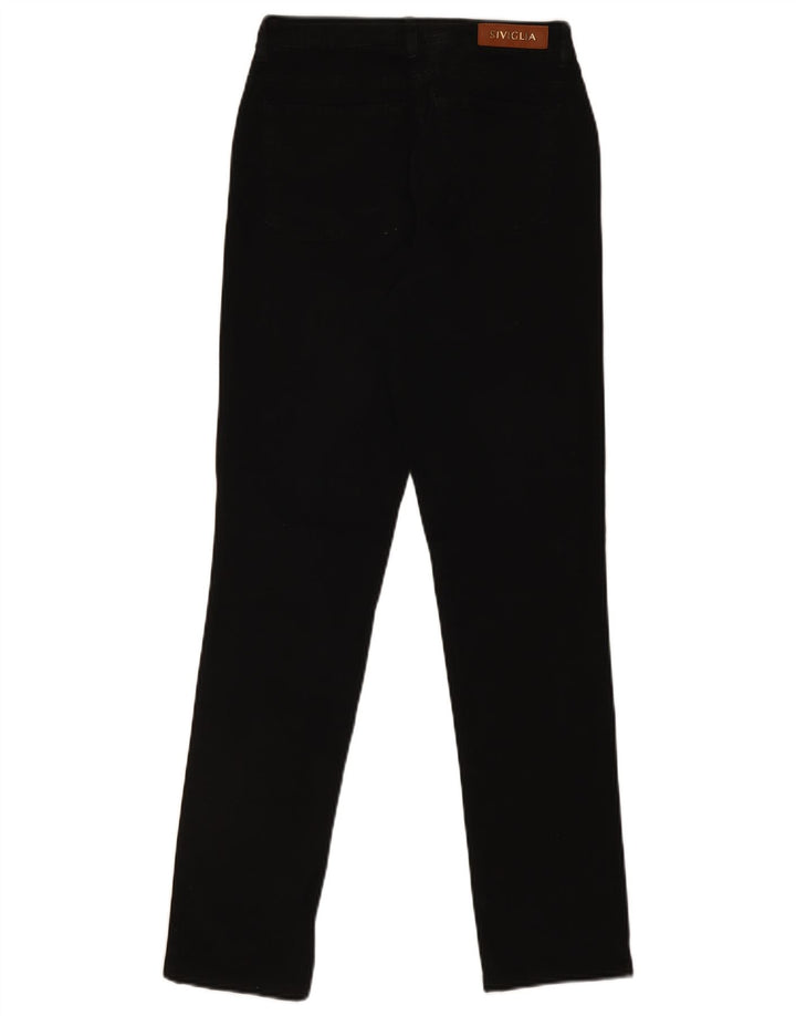 SIVIGLIA Damen Slim Jeans W31 L30 Schwarze Baumwolle