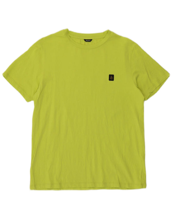 Refrigiwear Mens T-Shirt Top XL Green Cotton