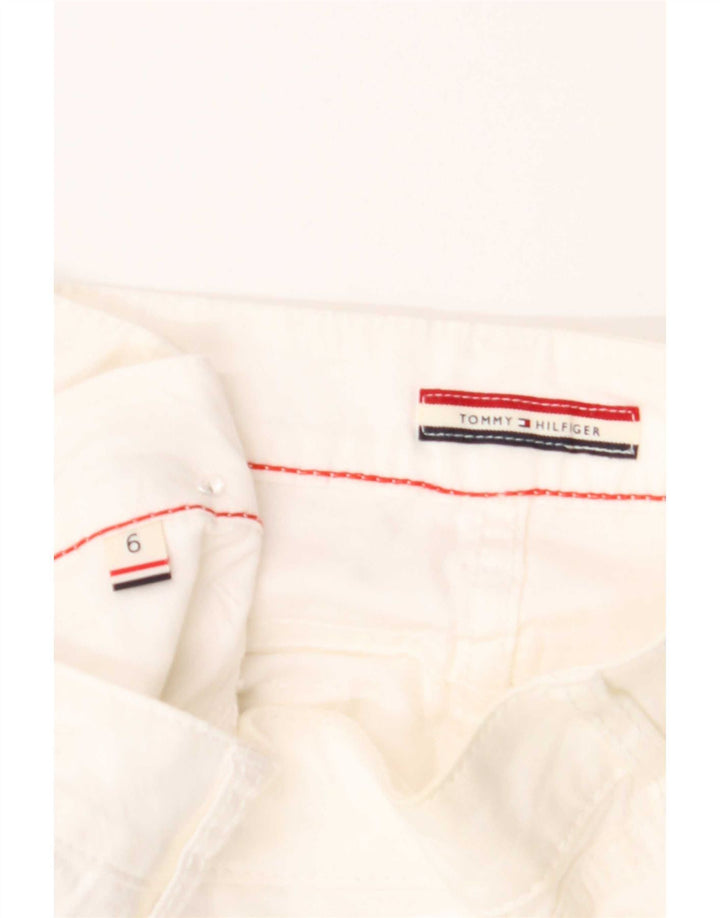 Tommy Hilfiger Damen Chino-Shorts US 6 Medium W32 Weiße Baumwolle