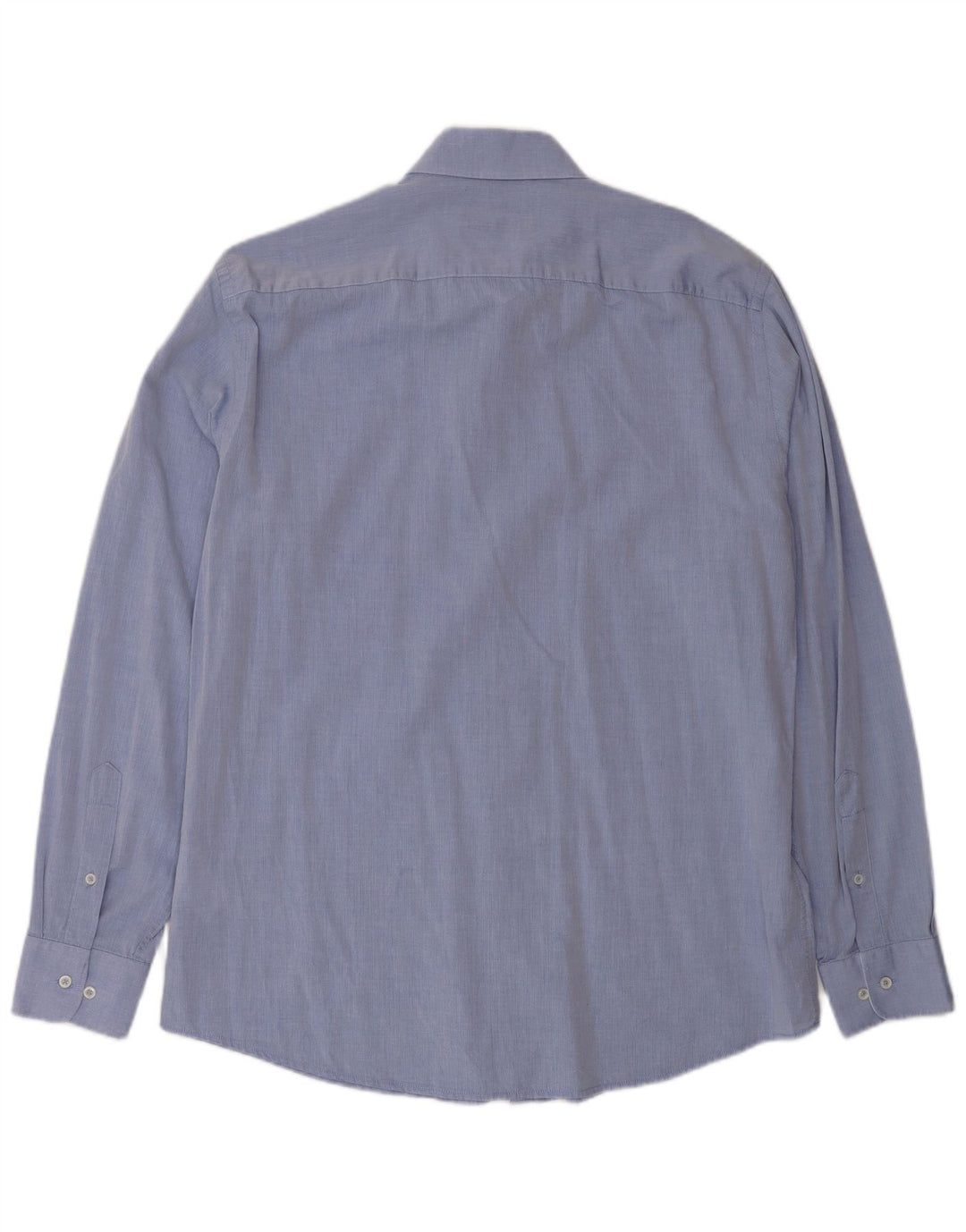 Trussardi Herrenhemd Größe 42 Große blaue Baumwolle