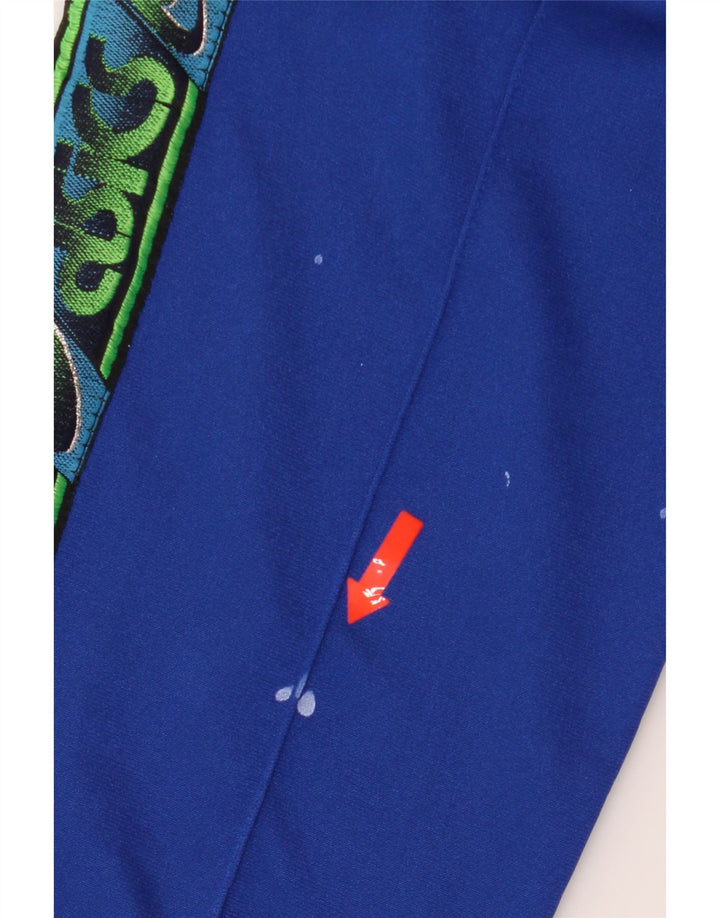 ASICS Mens Graphic Full Tracksuit IT 52 Large Blue Polyamide Vintage Asics and Second-Hand Asics from Messina Hembry 