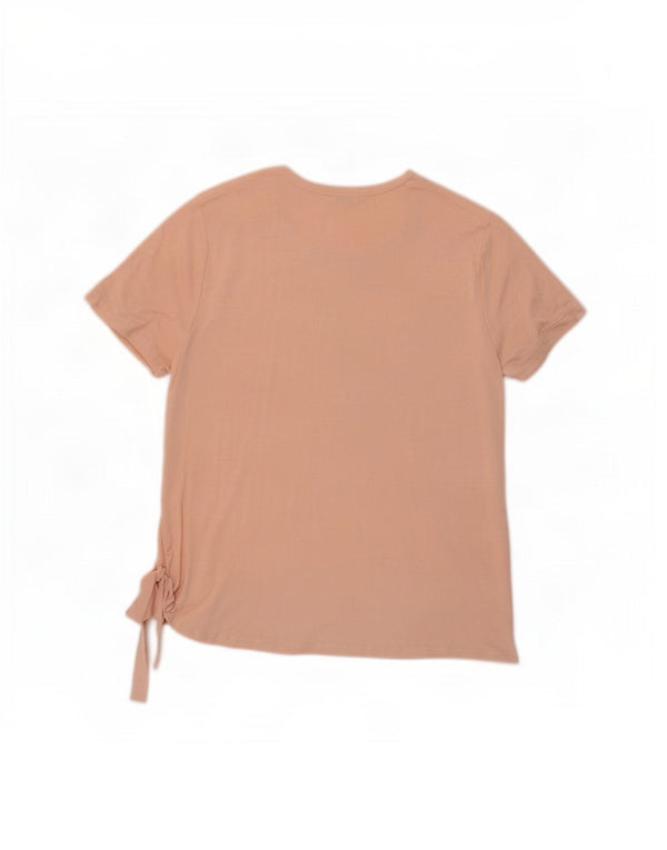 Benetton Damen T-Shirt Top UK 16 Large Pink