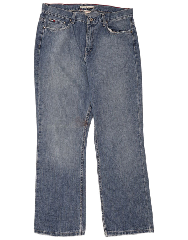Tommy Hilfiger Womens Classic Bootcut Jeans W36 L30 Blue Cotton