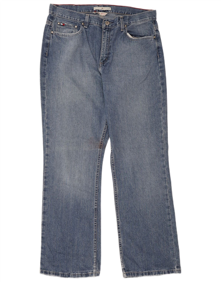 Tommy Hilfiger Damen Classic Bootcut Jeans W36 L30 Blaue Baumwolle
