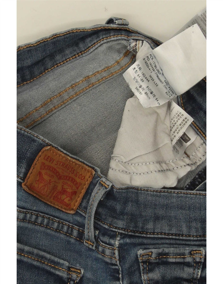 Levi's Damen Super Skinny Jeans W25 L32 Blaue Baumwolle