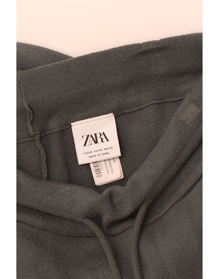 ZARA Herren-Trainingshose, mittelgraue Viskose