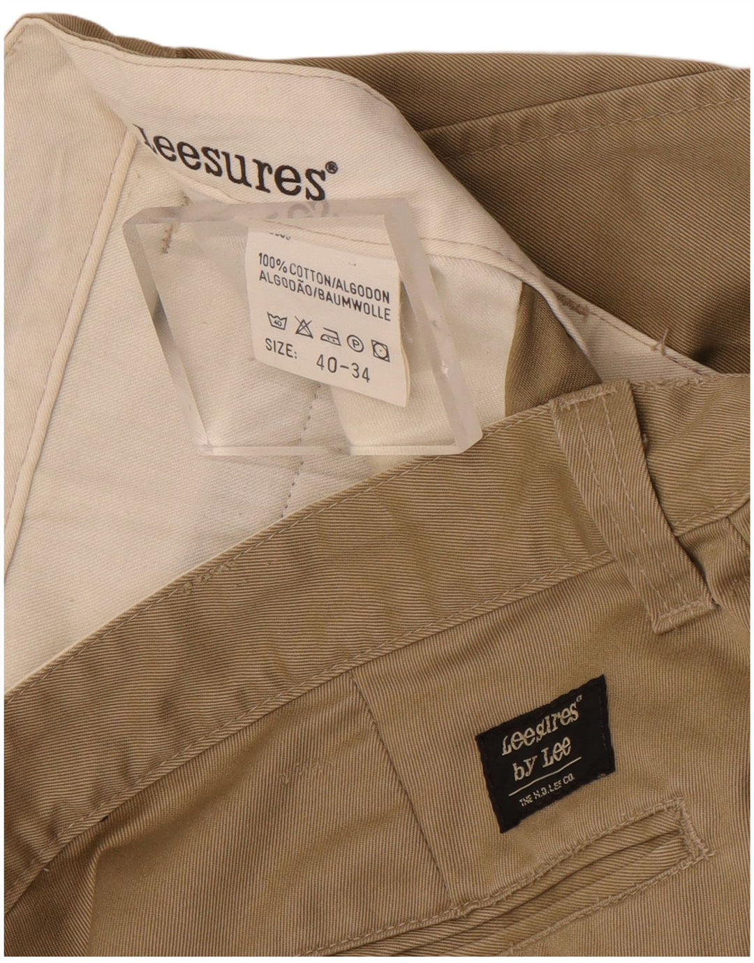 Lee Herren gerade Chinohose W40 L30 Braun