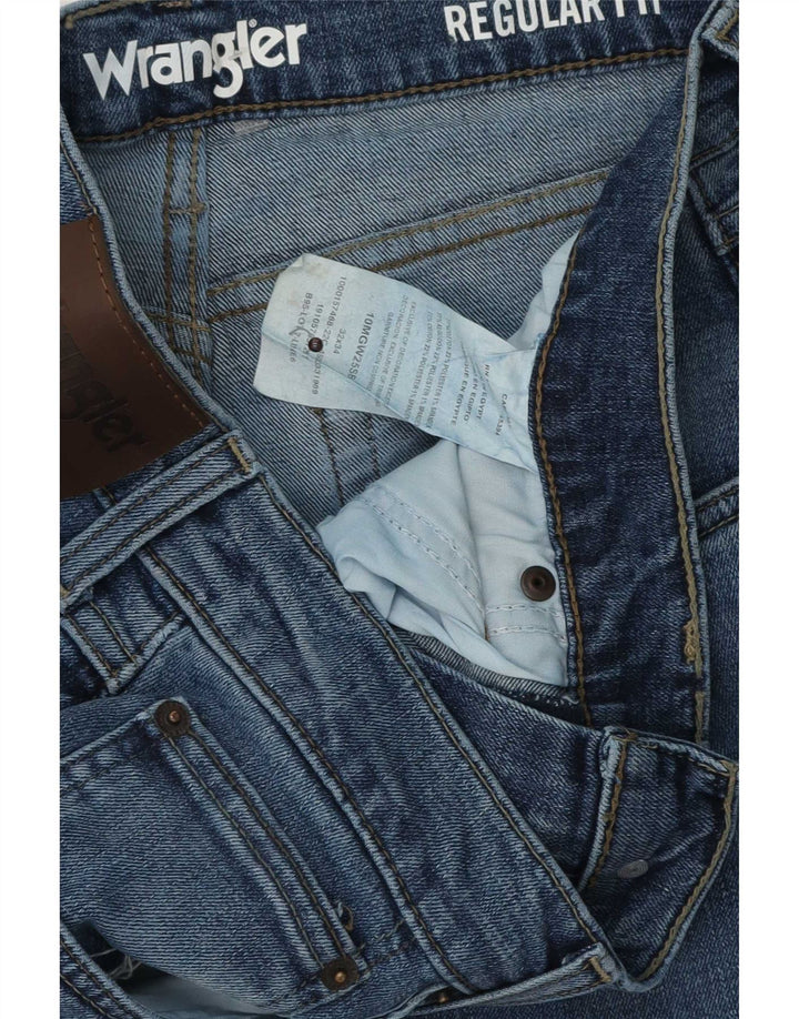 Wrangler Herren-Jeans mit normaler Passform, gerade Passform, W32, L34, Blau, Baumwolle