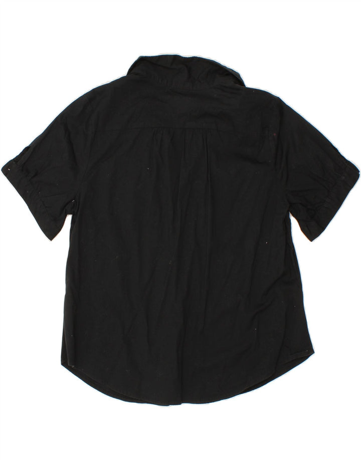 MOSSIMO Womens Short Sleeve Shirt US 20 3XL Black Cotton Vintage Mossimo and Second-Hand Mossimo from Messina Hembry 
