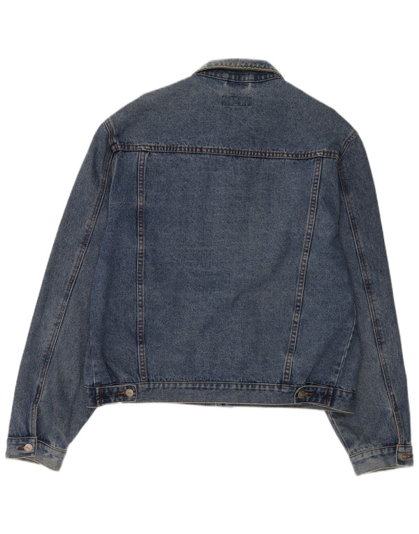 Sinful Herren Jeansjacke UK 44 2XL Blaue Baumwolle