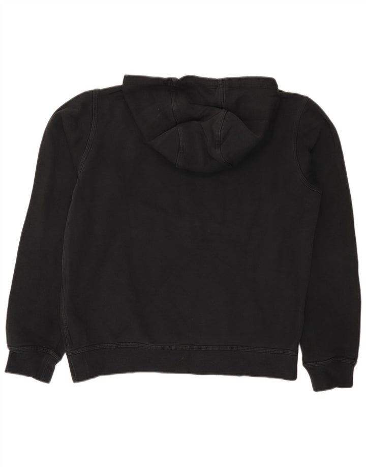 Nike Herren-Hoodie-Pullover aus mittelschwarzer Baumwolle