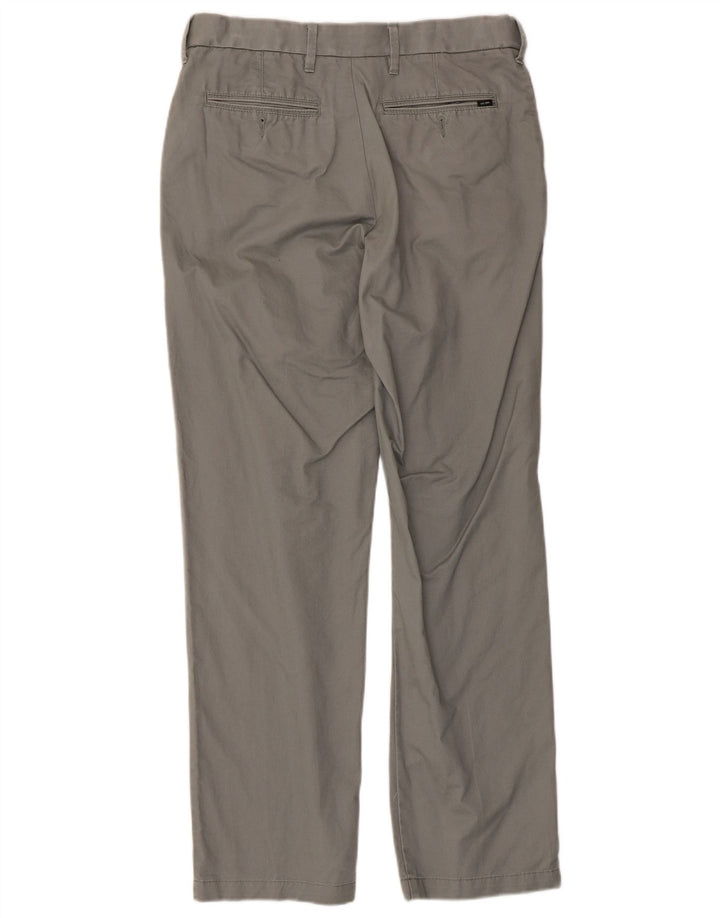 Marks & Spencer Mens Pegged Regular Fit Anzughose W30 L31 Graue Baumwolle