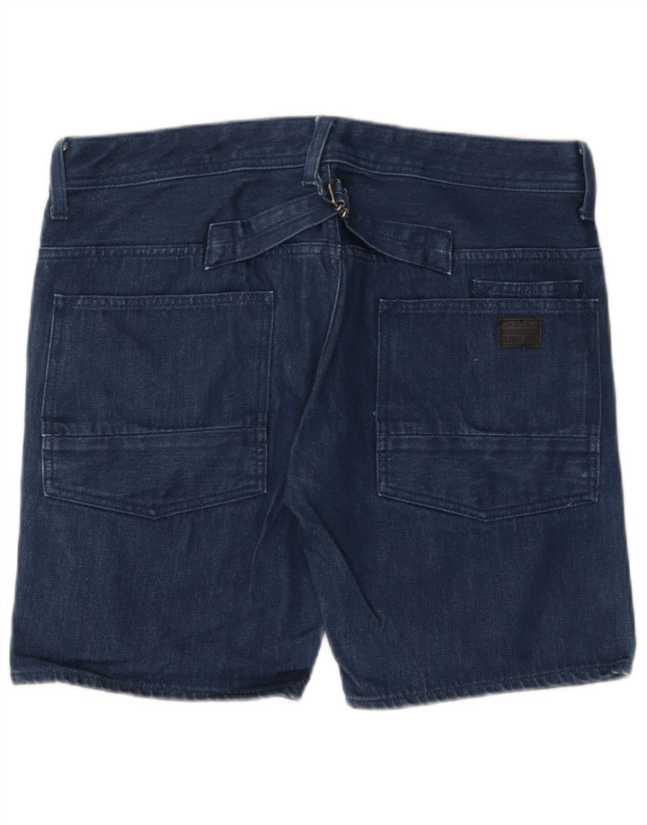 G-Star Herren Jeansshorts W34 Große marineblaue Baumwolle