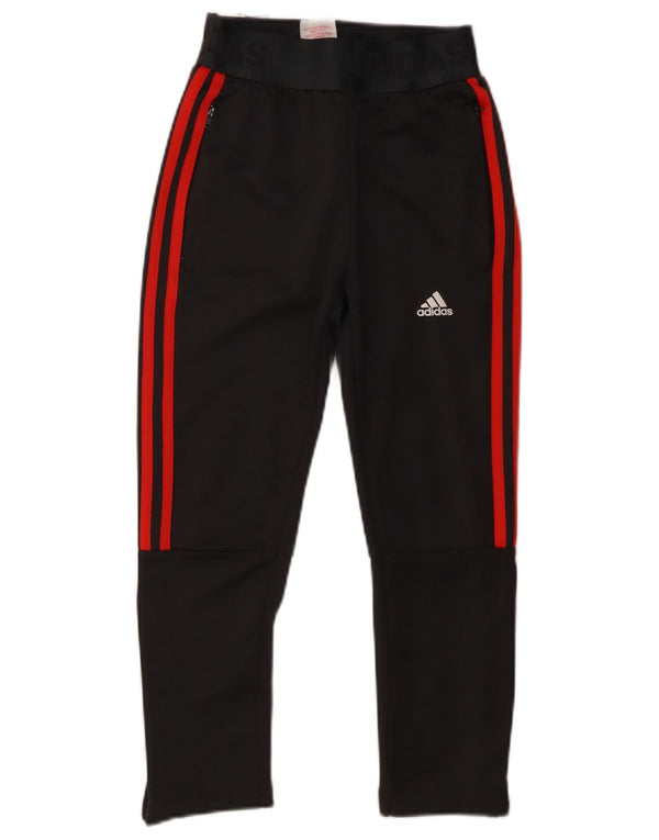 Adidas Jungen Climalite Trainingshose 7–8 Jahre, schwarzes Polyester