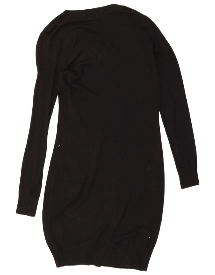 Guess Damen Pulloverkleid UK 14 Mittelschwarze Viskose