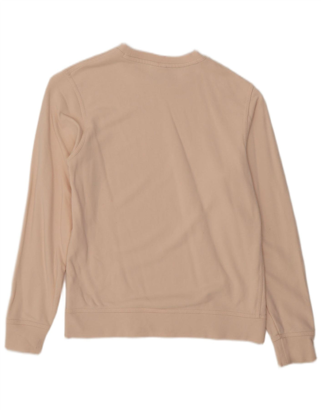 Nike Damen Sweatshirt Pullover UK 14 Mittelbeige Baumwolle