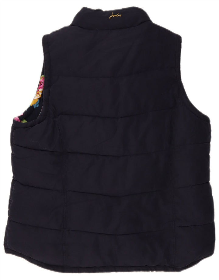 Joules Damen Wattierte Weste UK 18 XL Marineblau Polyester