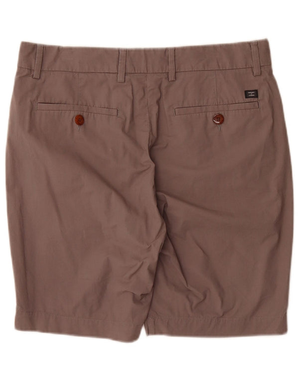 Superdry Herren Regular Chino Shorts W32 Large Braun Baumwolle
