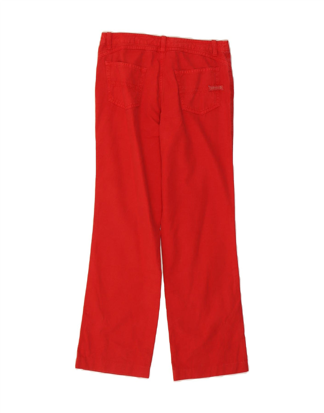 SERGIO TACCHINI Womens Straight Jeans W28 L28 Red Cotton Vintage Sergio Tacchini and Second-Hand Sergio Tacchini from Messina Hembry 