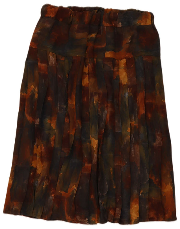 Vintage Damen Faltenrock Medium W30 Mehrfarbig Tie Dye