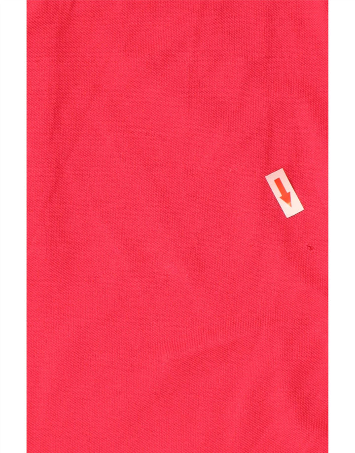 Kappa Herren-Poloshirt aus mittelrosa Baumwolle
