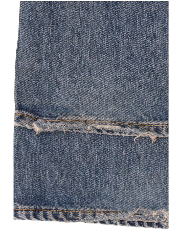 Levi's Herren 507 Bootcut Jeans W34 L34 Blaue Baumwolle