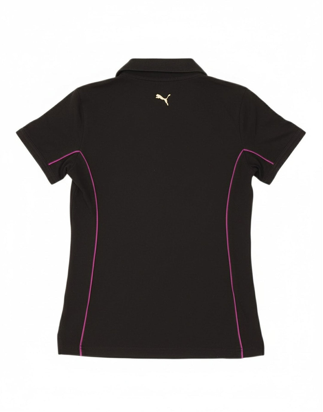 PUMA Womens Polo Shirt UK 10 Small Black