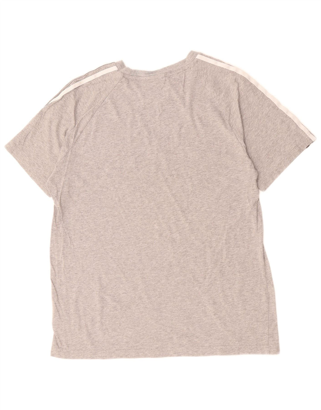 ADIDAS Herren T-Shirt Top Large Grau meliert Baumwolle