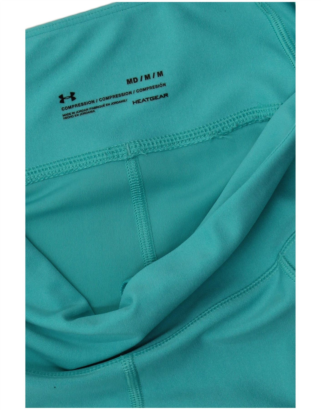 Under Armour Damen Heat Gear Leggings UK 12 Medium Türkis