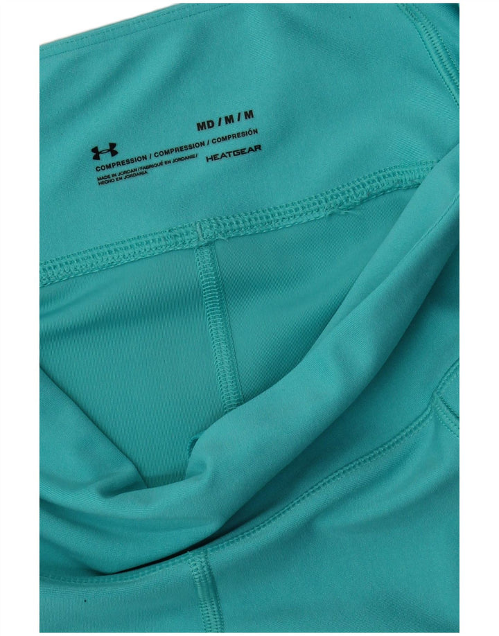 Under Armour Damen Heat Gear Leggings UK 12 Medium Türkis