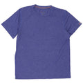 Champion Herren-T-Shirt-Oberteil, großes, blau meliertes Polyester