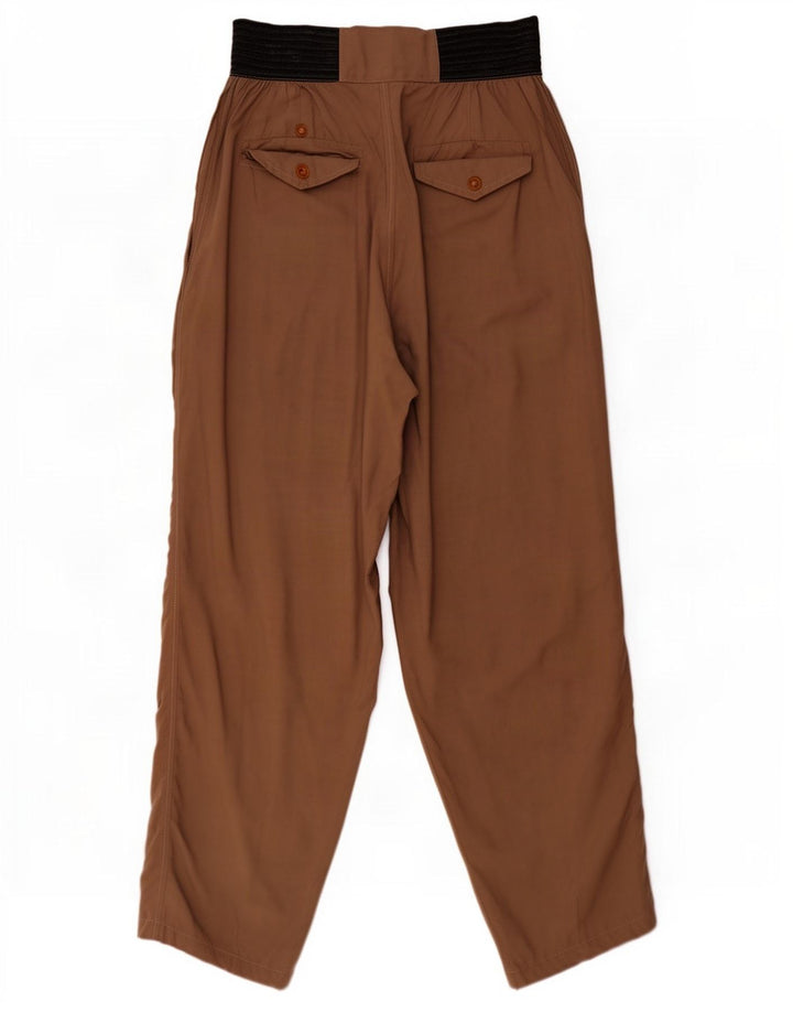Columbus Damen-Haremshose mit Pegged, Größe L, W32, L31, Braun, Farbblock