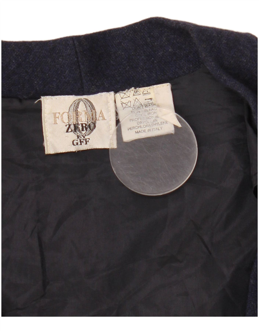 Gianfranco Ferre Damen Langarm-Etuikleid UK 14 Medium Marineblau