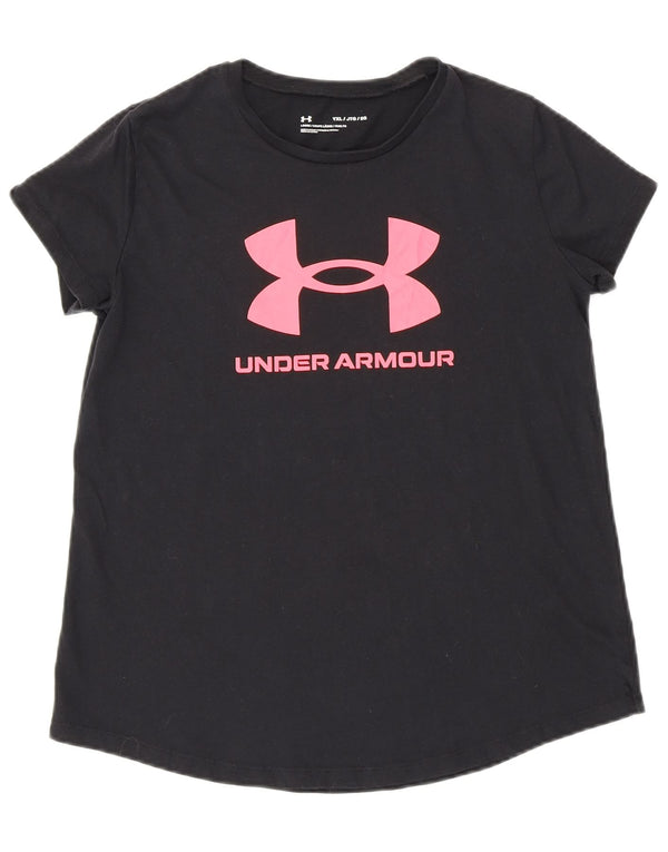 Under Armour Mädchen Loose Fit Graphic T-Shirt Top 13–14 Jahre XL Schwarz