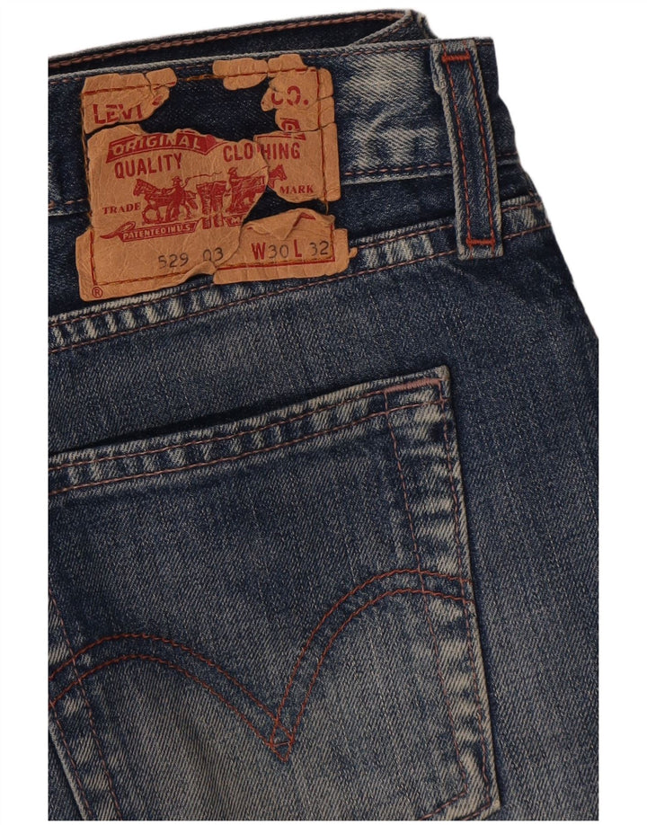 Levi's Damen 529 Bootcut Jeans W30 L32 Blau