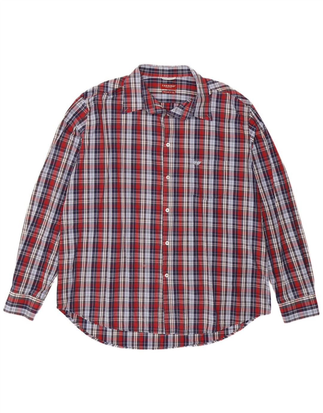 Carrera Herren-Hemd mit normaler Passform, 3XL, mehrfarbig, kariert, Baumwolle
