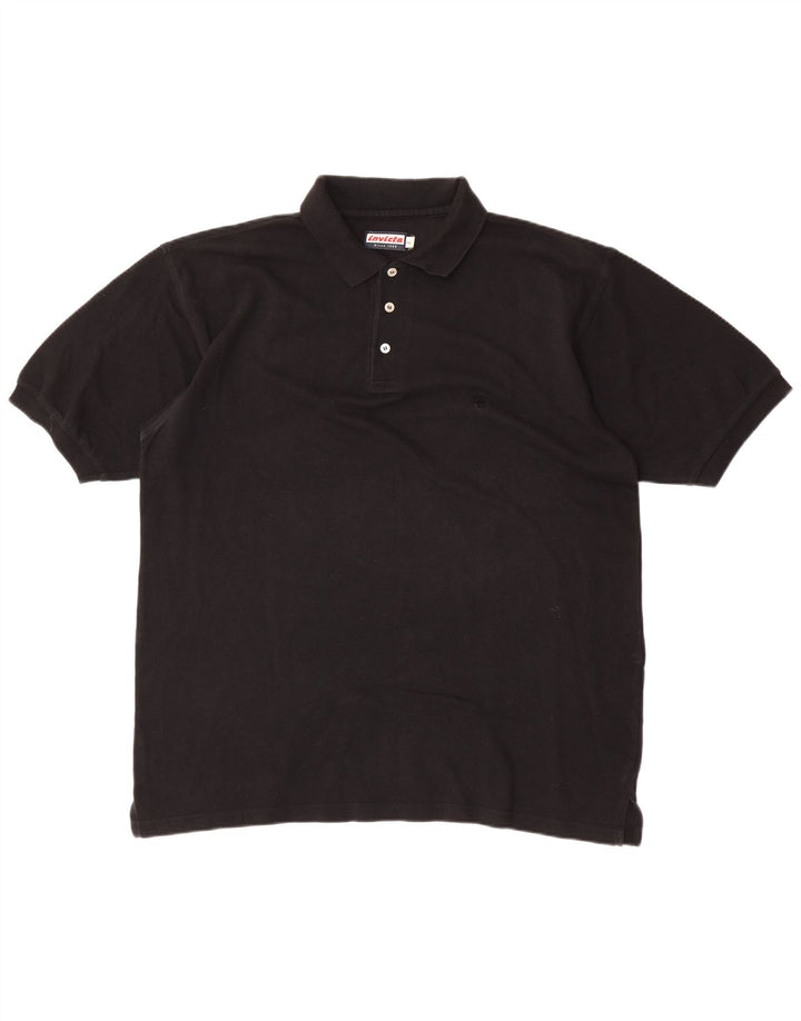 Invicta Herren Poloshirt 2XL Schwarz Baumwolle