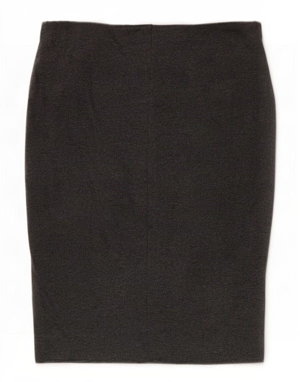 Zara Damen Bleistiftrock Medium W28 Grau