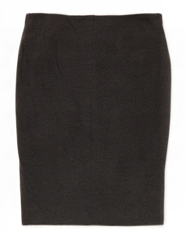 Zara Damen Bleistiftrock Medium W28 Grau