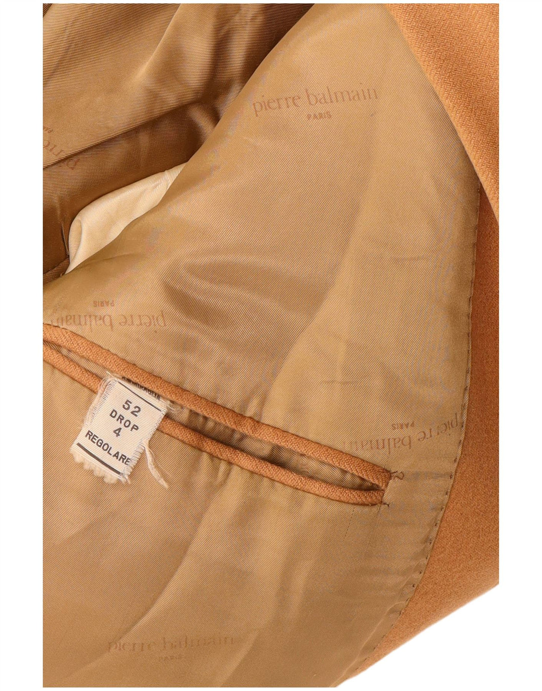 Pierre Balmain Herren 2-Knopf-Blazerjacke IT 52 XL Braun