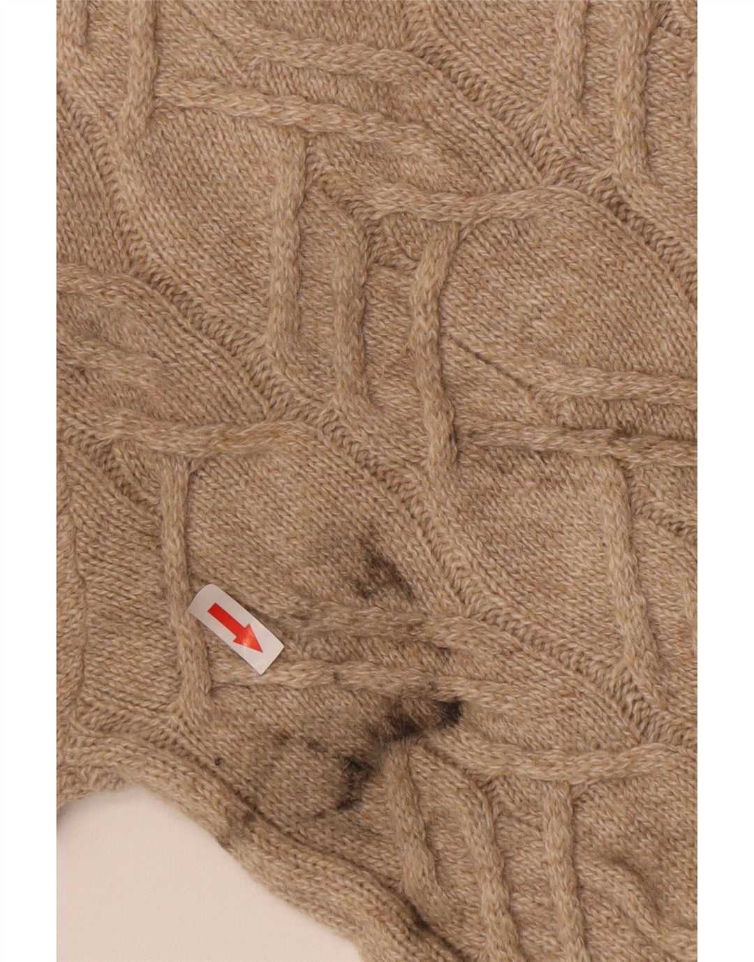 Marks & Spencer Herren-Pullover mit Rundhalsausschnitt, Größe S, Beige, Polyamid