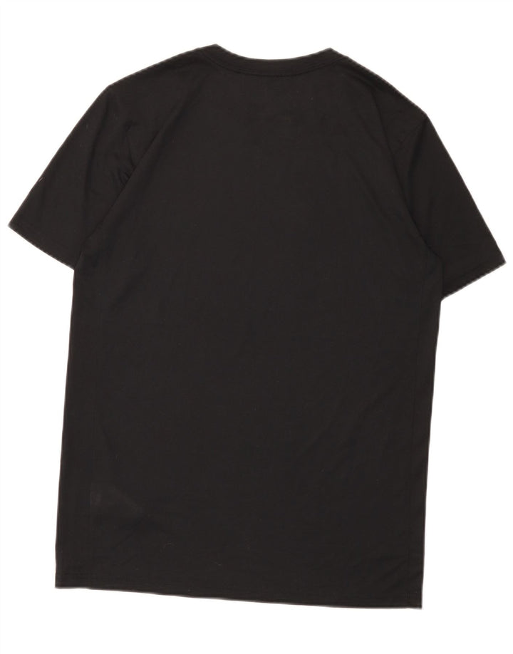 Nike Herren Dri Fit T-Shirt Top Small Schwarz Polyester