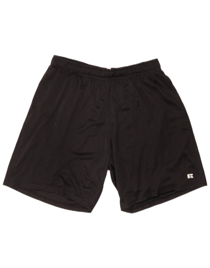 RUSSELL ATHLETIC Herren Sportshorts XL Schwarz Polyester