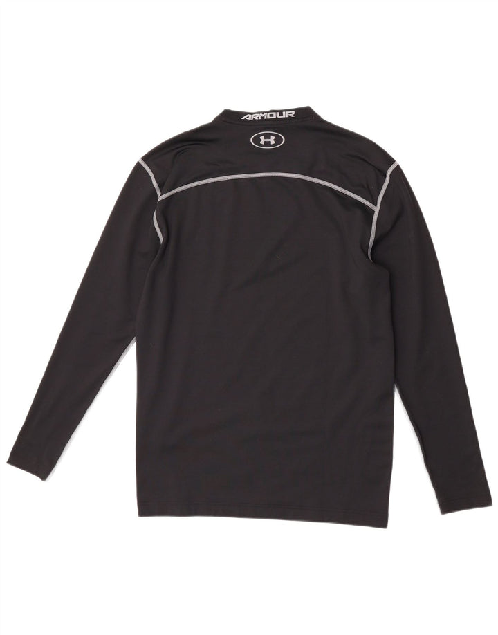 Under Armour Herren Kompressionsoberteil Langarm XL Schwarz