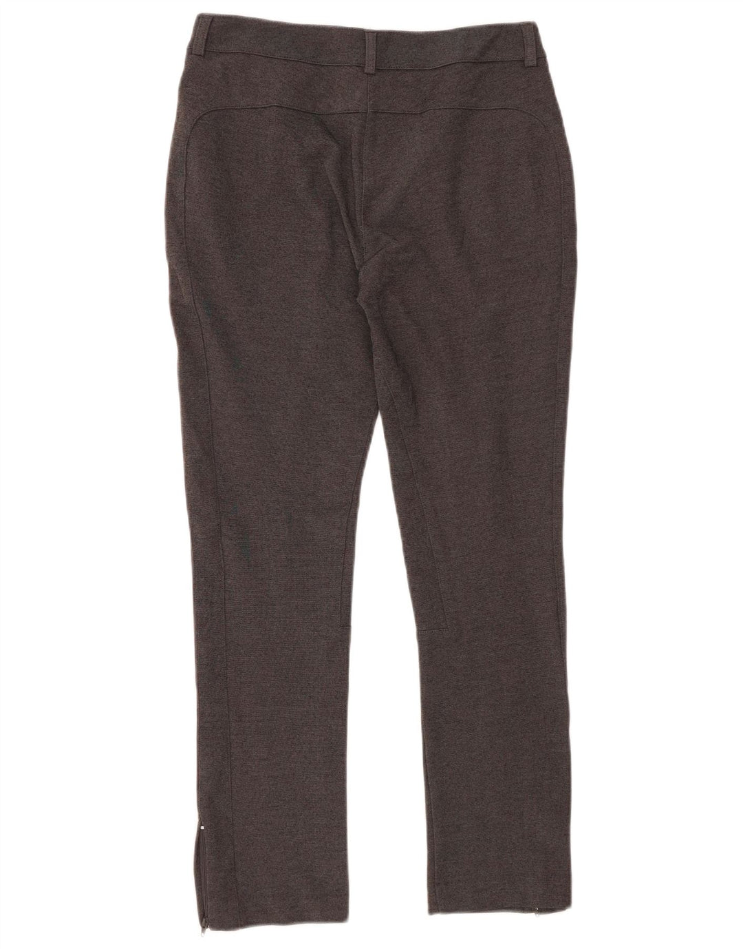 ELLESSE Damen Slim Chino-Hose IT 42 Mittel W28 L27 Grau Rayon