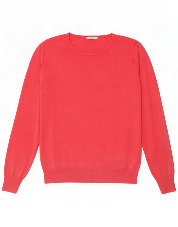 Marks & Spencer Damen Pullover mit U-Boot-Ausschnitt UK 22 3XL Rosa Acryl