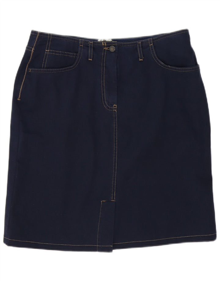 Murphy & Nye Damen Mini-Jeansrock W30 Mittelmarineblaue Baumwolle
