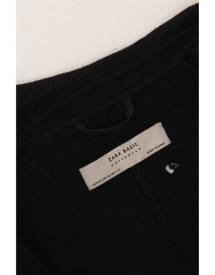 Zara Damen Übergroßer Mantel UK 6 XS Marineblau
