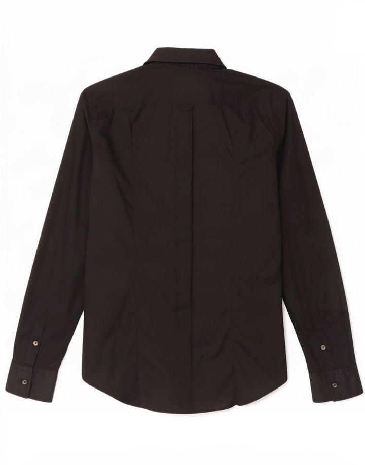 Dolce & Gabbana Herrenhemd IT 48 Medium Black Cotton