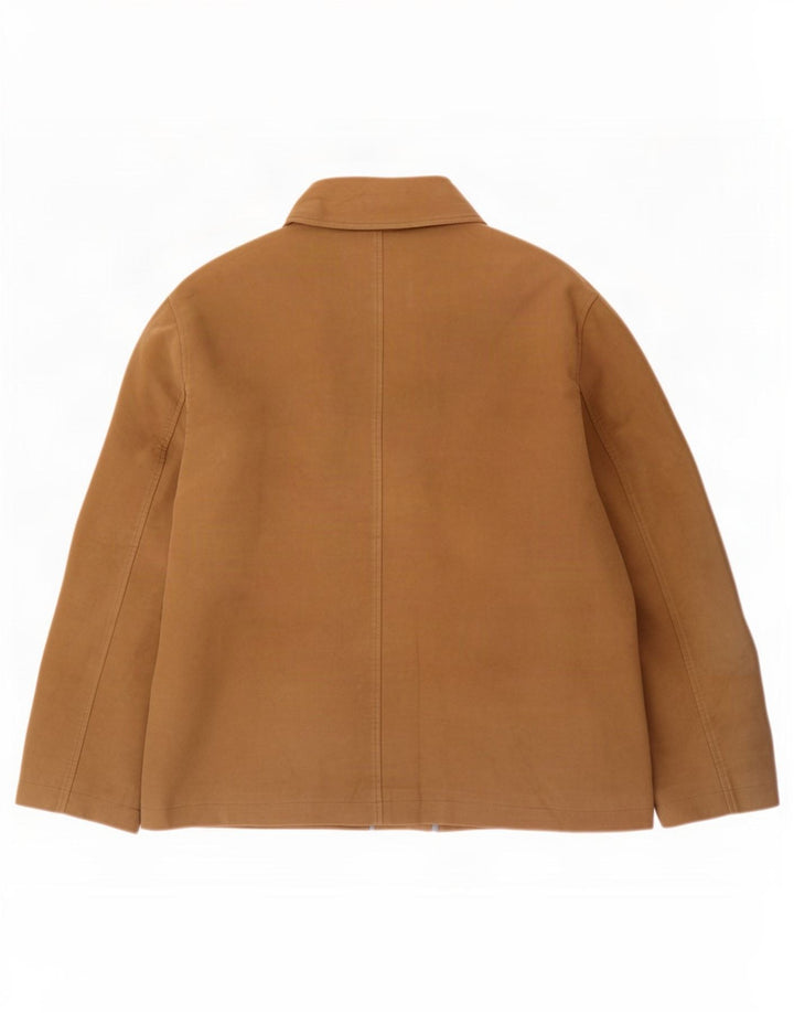 Marks & Spencer Herren Bomberjacke UK 42 XL Beige Baumwolle